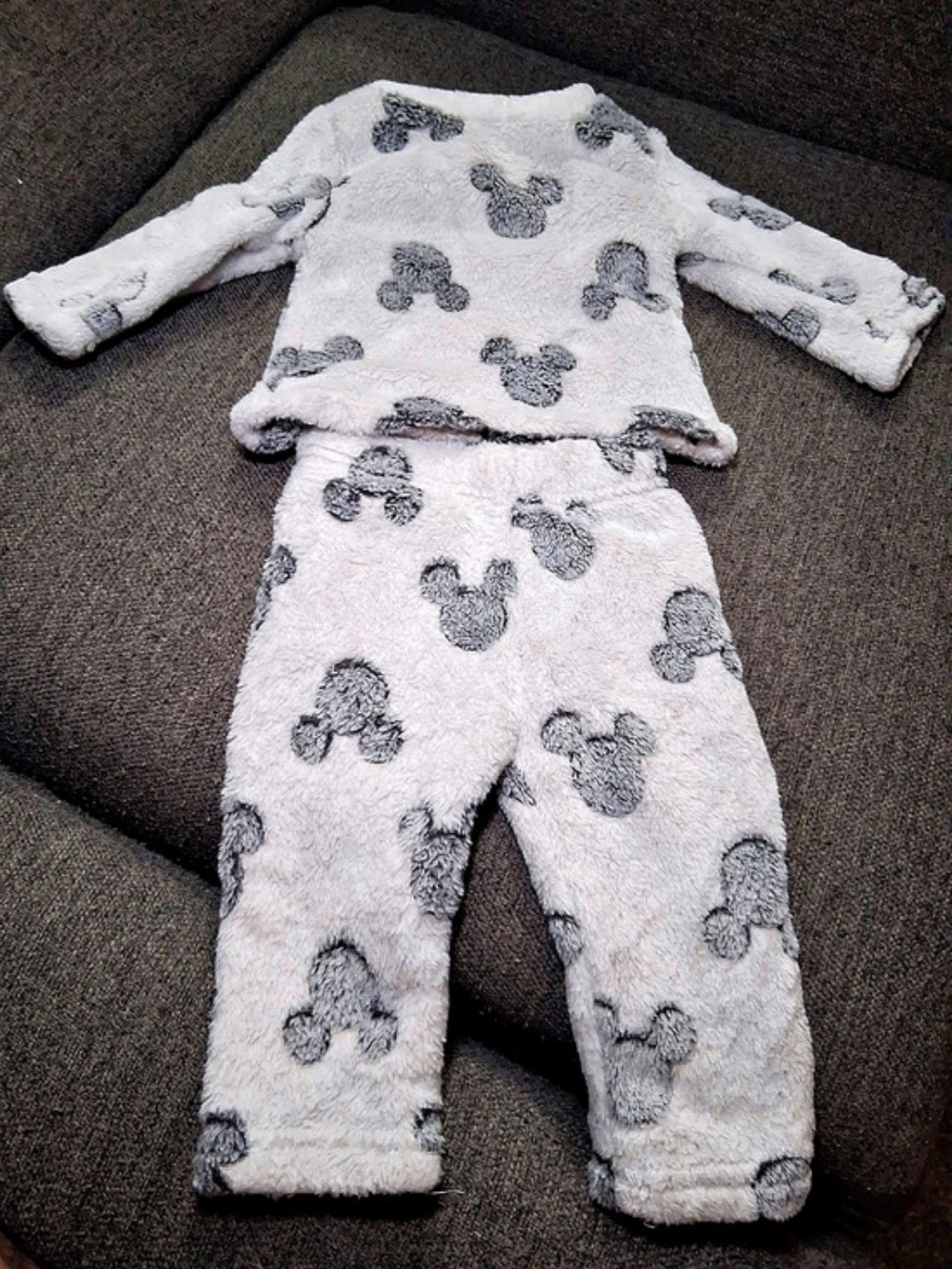 Disney Mickey Pajama Set Baby 3/6M Like New